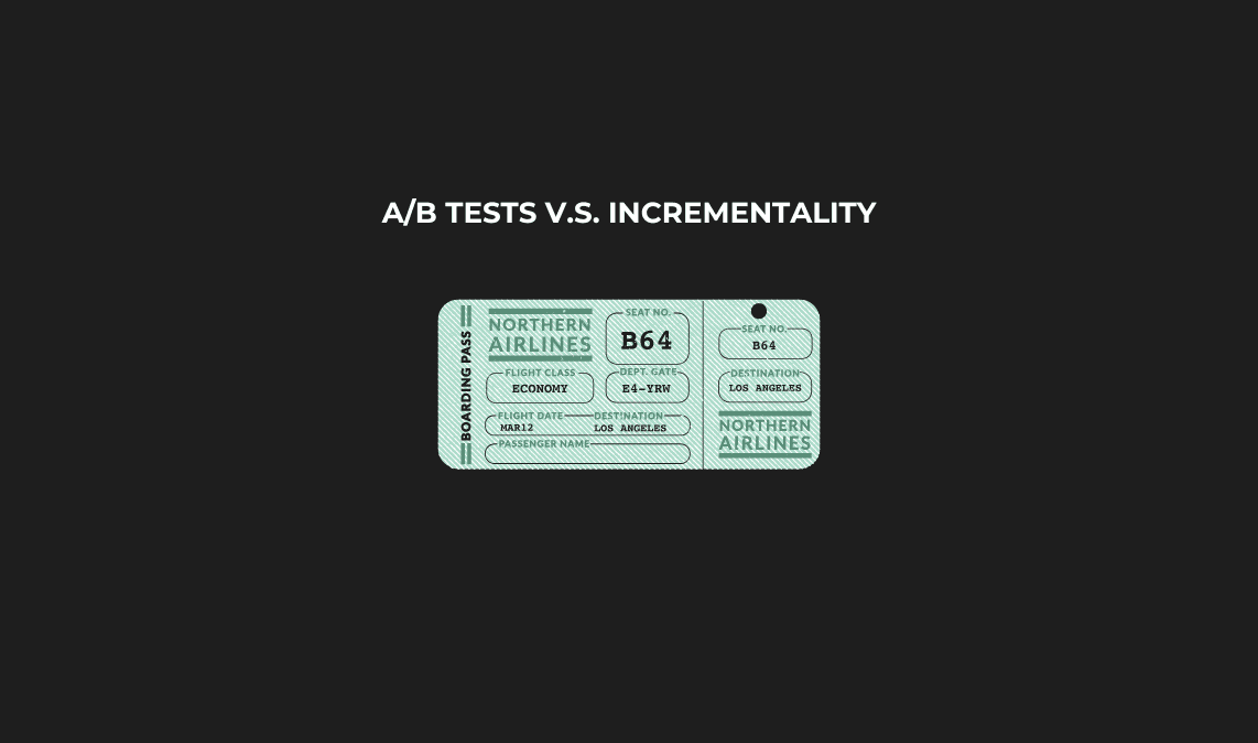 Incrementality Experiments vs A/B Tests in Marketing (2026 Guide)