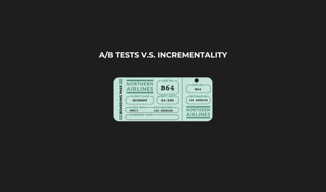 Incrementality Experiments vs A/B Tests in Marketing (2026 Guide)